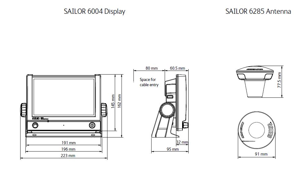 Sailor 6560 6561 specs