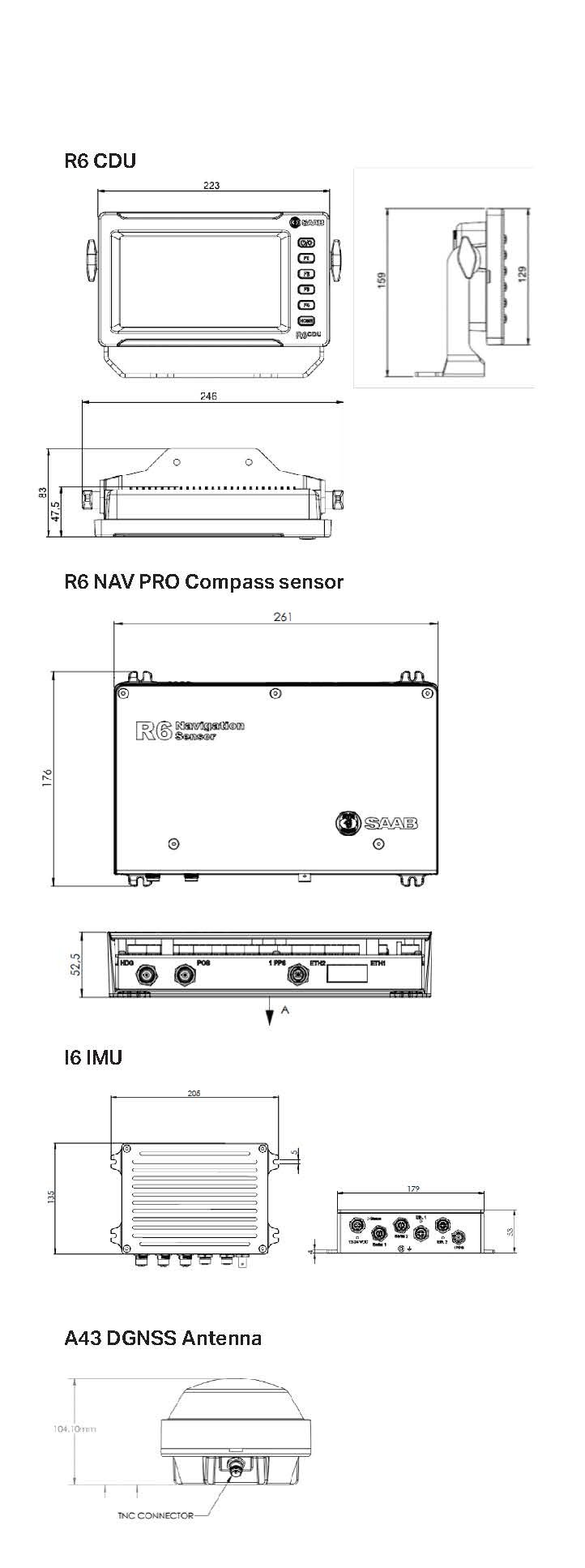 r6 nav pro compass tech1